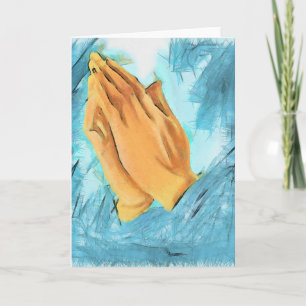 Praying Hands Card