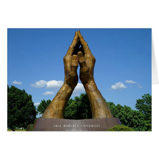 Praying Hands Card (Front Horizontal)