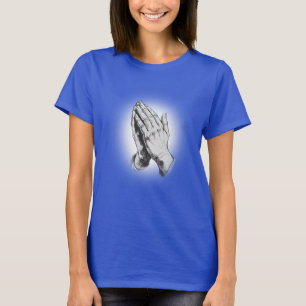 Praying Hands, Christian T-Shirt
