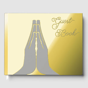 Praying Hands Guest Book