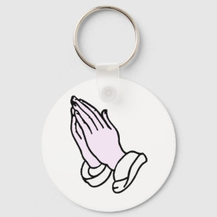 Praying Hands Key Ring