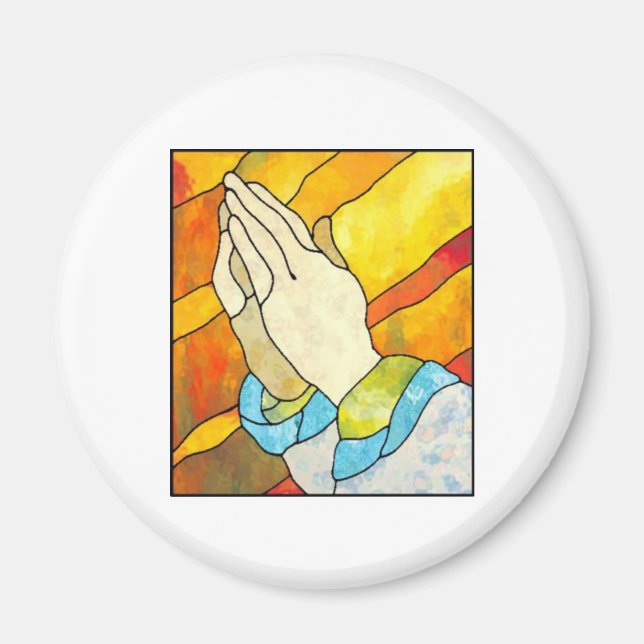 Praying Hands Magnet (Front)