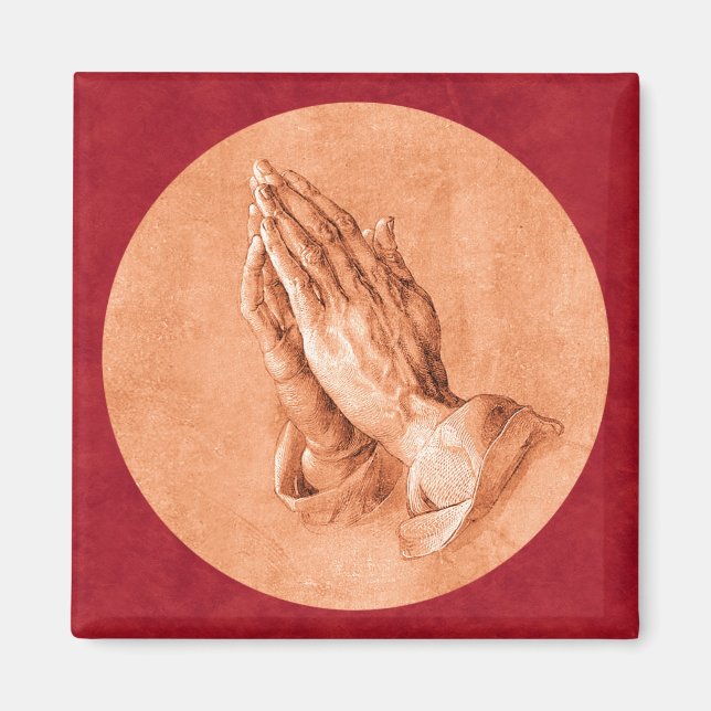 Praying Hands Magnet (Front)