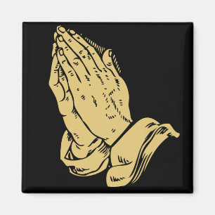 praying hands magnet