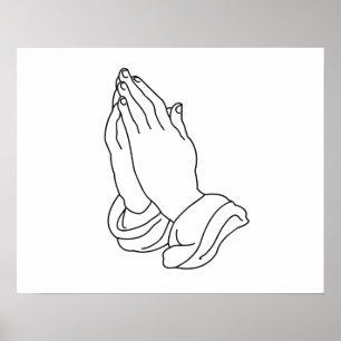 Praying Hands Poster
