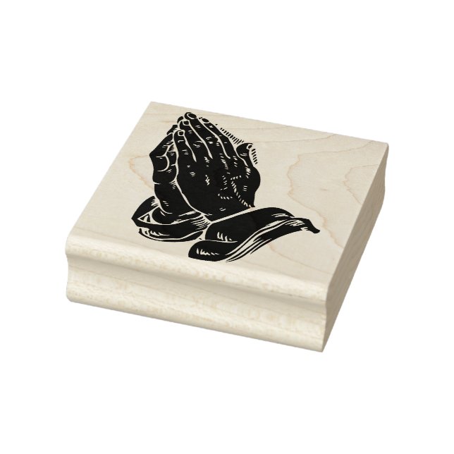 Praying Hands Rubber Stamp (Stamp)