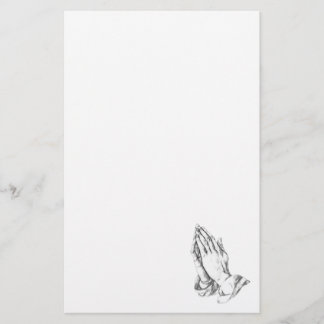 Praying hands stationery