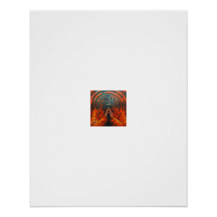 Praying Hands Third Eye Radiant Rings Poster