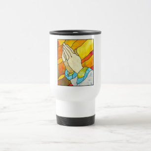 Praying Hands Travel Mug