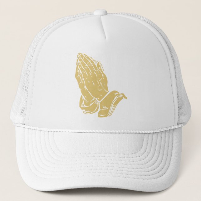 Praying Hands Trucker Hat (Front)