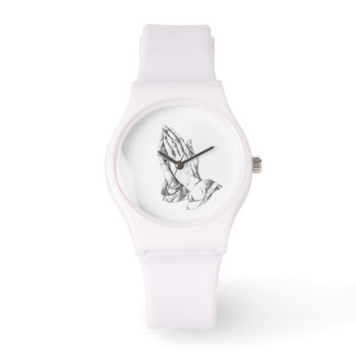 Praying hands watch