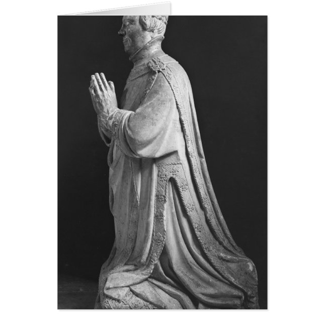 Praying kneeling figure of Duc Jean de Berry (Front)