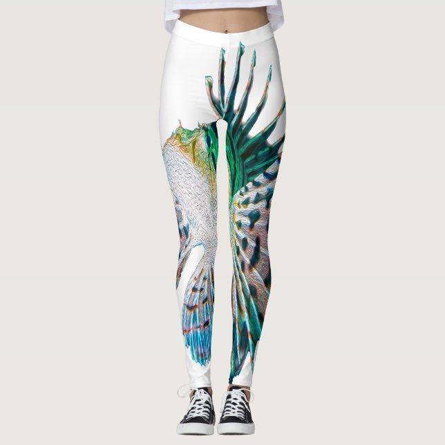 Praying Lionfish Leggings (Front)