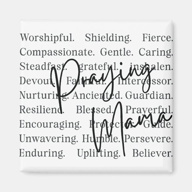 Praying Mama Magnet (Front)