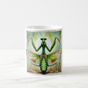 Praying Mantis 300924IREF250 - Watercolor Coffee Mug