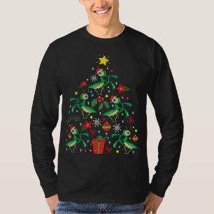 Praying Mantis Christmas Ornament Tree Funny Xmas T-Shirt
