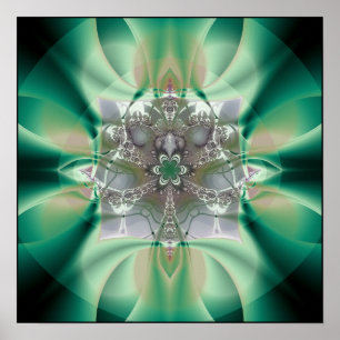 praying mantis: etheric blueprint poster