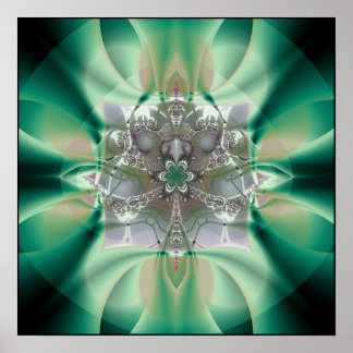 praying mantis: etheric blueprint poster
