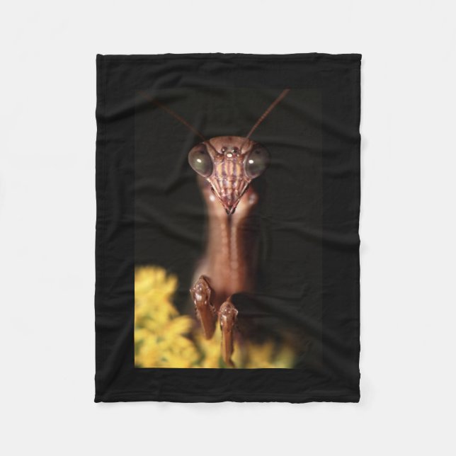 praying mantis fleece blanket (Front)