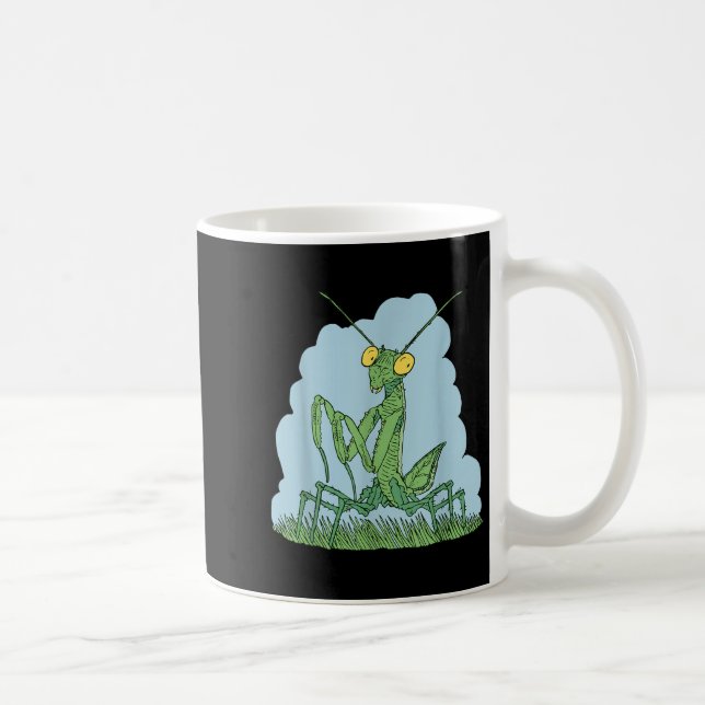 Praying Mantis For Kids Boys Toddler Men Women Bug Coffee Mug (Right)