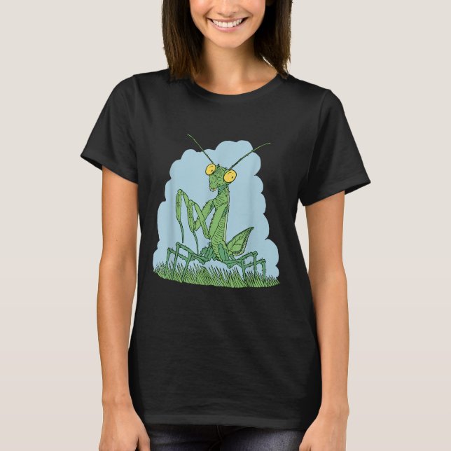 Praying Mantis For Kids Boys Toddler Men Women Bug T-Shirt (Front)