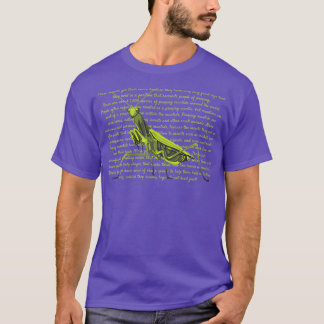 Praying Mantis Info T-Shirt