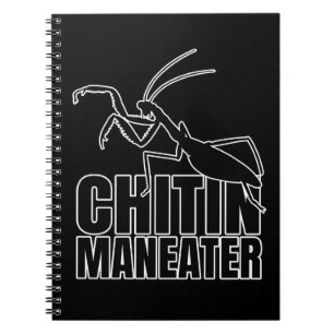 Praying Mantis Insect Maneater Entomology Geek Notebook