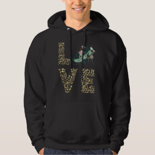 Praying Mantis Leopard Love Green Insect Bug Hoodie