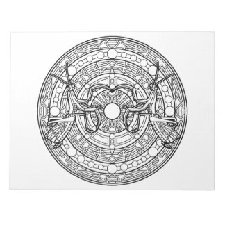 Praying Mantis Mandala Colouring Book Pad