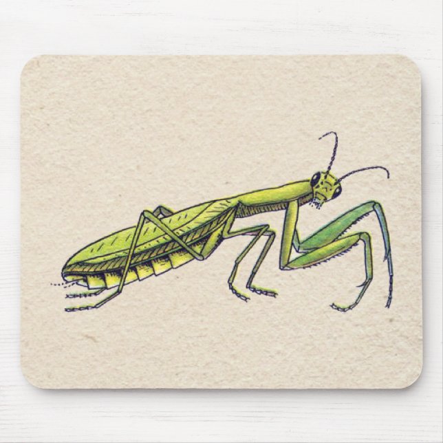 Praying Mantis Mouse Mat (Front)