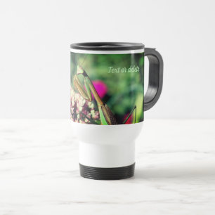 Praying Mantis Nature Personalised Travel Mug