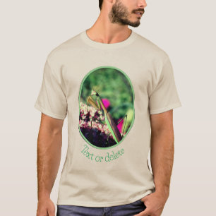 Praying Mantis On Sedum Flower Personalised T-Shirt