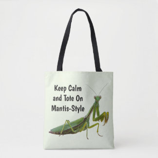 Praying Mantis Personalised Tote Bag