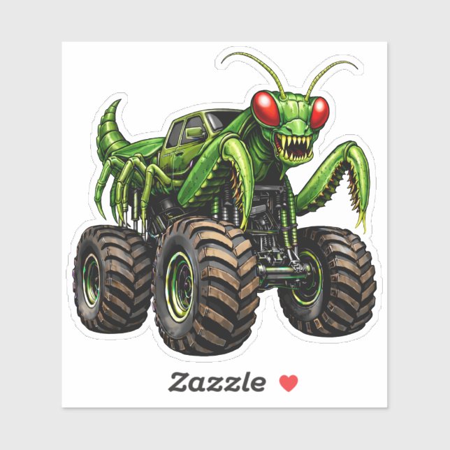 Praying Mantis Style Off-Road Monster Truck  (Sheet)