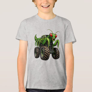 Praying Mantis Style Off-Road Monster Truck Tri-Blend Shirt