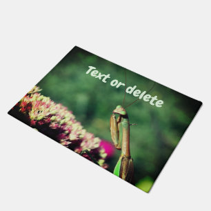 Praying Mantis Up Close Personalised  Doormat