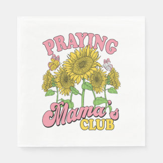 Praying Mother Club Napkin