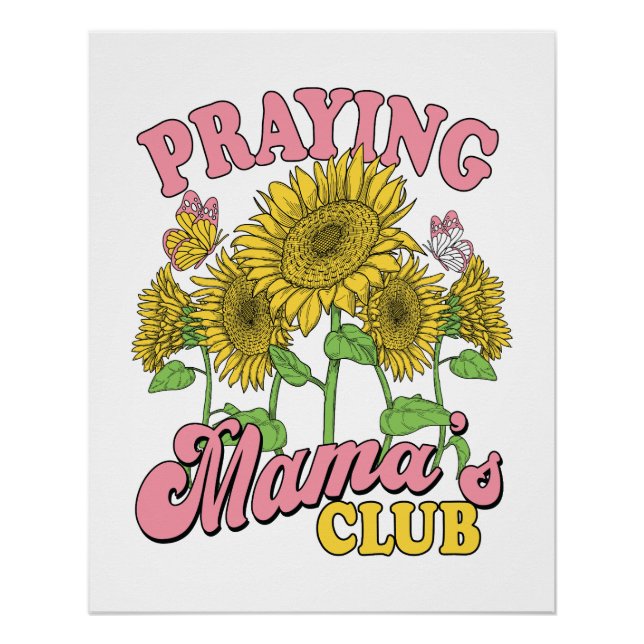 Praying Mother Club Poster (Front)