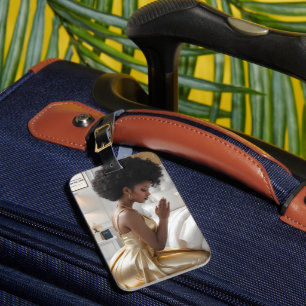 Praying Mother Elegant Luggage Tag