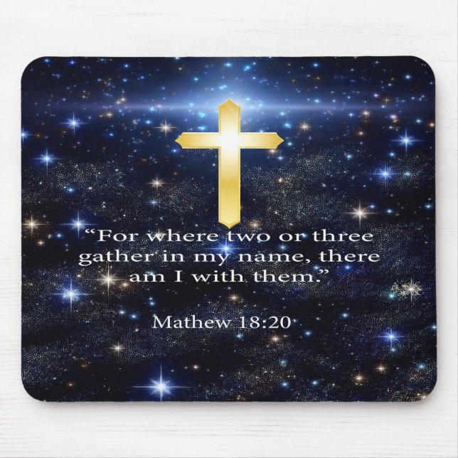 Praying Mouse Mat (Front)