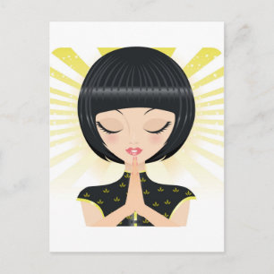 Praying Postcard