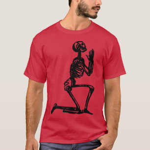 Praying Skeleton  T-Shirt