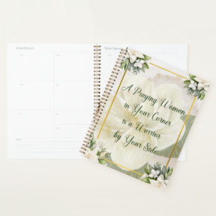 Praying Woman Planner (cream magnolia)