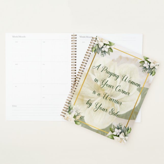 Praying Woman Planner (cream magnolia) (Display)