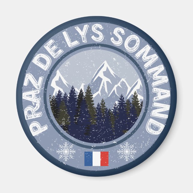 Praz De Lys Sommand Station de Ski Magnet (Front)