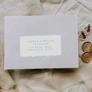 Pre-addressed Wedding Guest Mailing Label Stickers