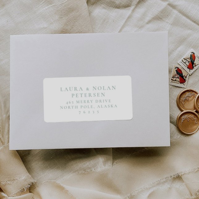 Pre-addressed Wedding Guest Mailing Label Stickers (Creator Uploaded)
