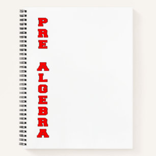Pre Algebra Notebook