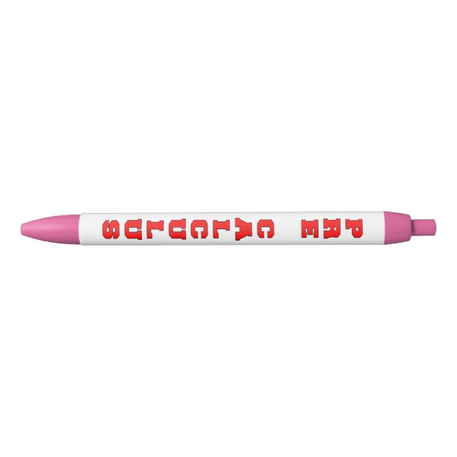 Pre Calculus Black Ink Pen (Front)