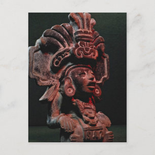 Pre-Columbian pottery vessel, in human form, South Postcard